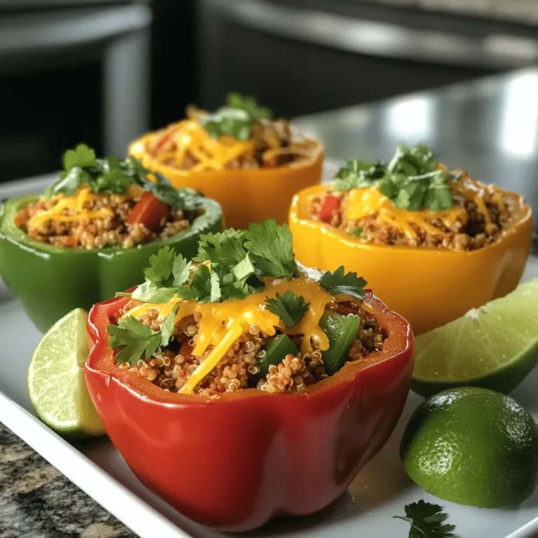In today's fast-paced world, finding meals that are not only healthy but also visually appealing can often feel like a daunting task. The Colorful Unstuffed Pepper Bowls emerge as a delightful solution, combining vibrant ingredients with rich flavors to create a dish that tantalizes the taste buds while nourishing the body. This recipe is perfect for health-conscious individuals and families alike, catering to various dietary preferences and providing a wholesome addition to any meal rotation.