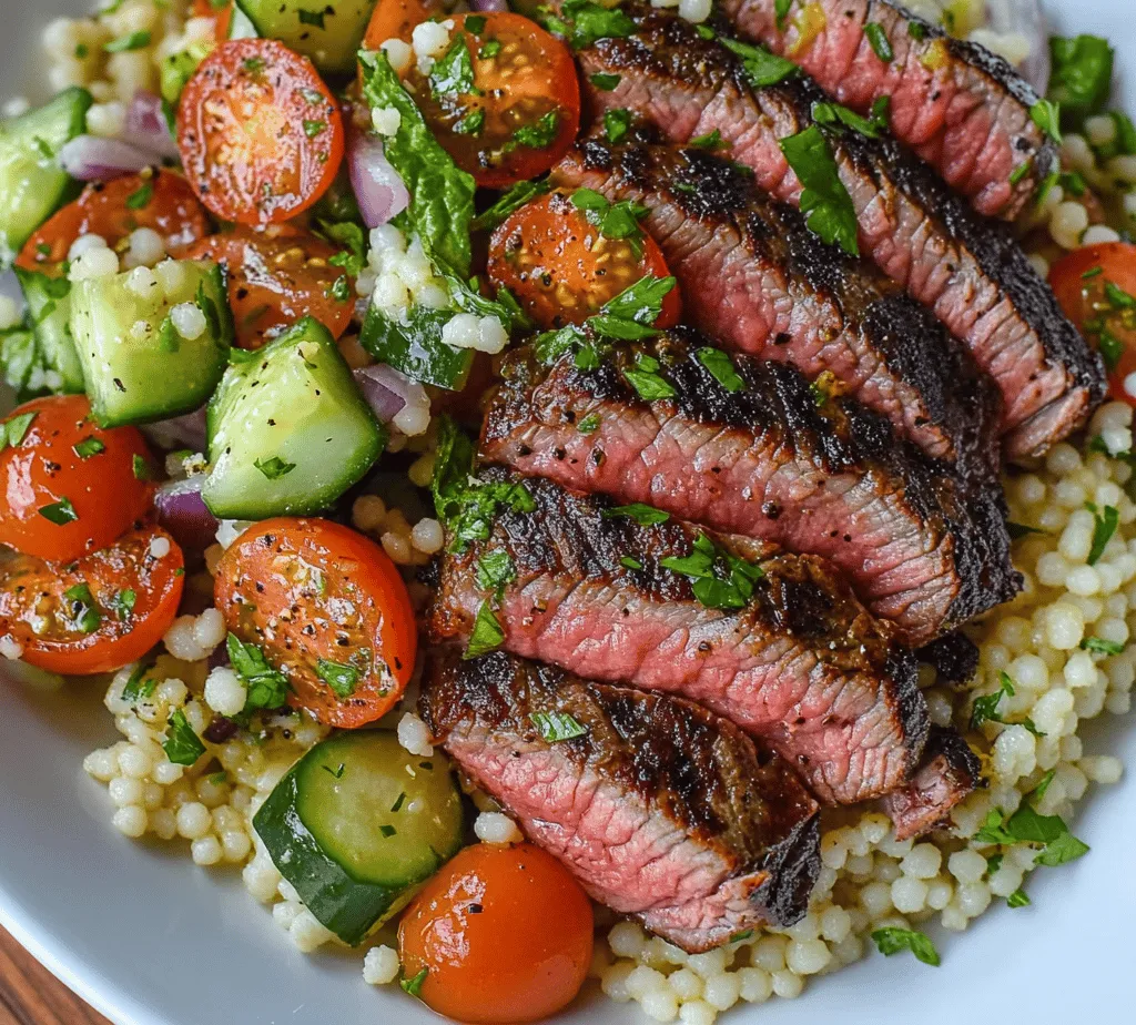 In the realm of culinary delights, few dishes can rival the combination of grilled skirt steak and a refreshing lemon herb couscous salad. This recipe not only boasts robust flavors but also showcases the vibrant textures of fresh ingredients. As we delve into the intricacies of preparing this delightful meal, we will break down the process into manageable steps while providing insights into the ingredients and techniques involved. The result is a dish that is not just a feast for the palate but also a visual delight, making it perfect for both casual family dinners and elegant gatherings.