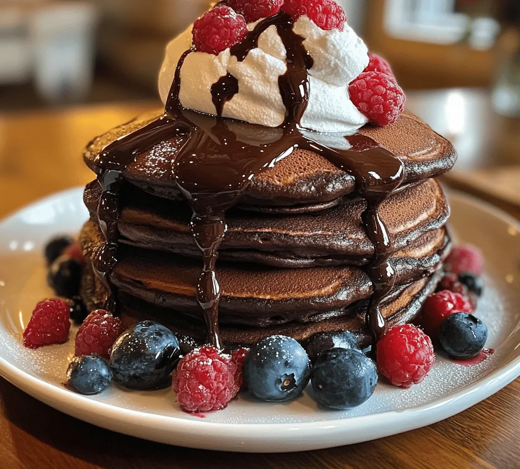 Chocolate pancakes have become a beloved breakfast treat for many, transcending the boundaries of age and culinary experience. What could be better than waking up to the aroma of freshly cooked pancakes infused with rich cocoa, promising a delightful start to your day? The mere thought of sinking your fork into a stack of fluffy, chocolatey goodness drizzled with syrup or adorned with fresh fruit can make anyone's mouth water. These pancakes not only cater to the sweet tooth but also provide a comforting indulgence that can elevate breakfast from mundane to extraordinary.