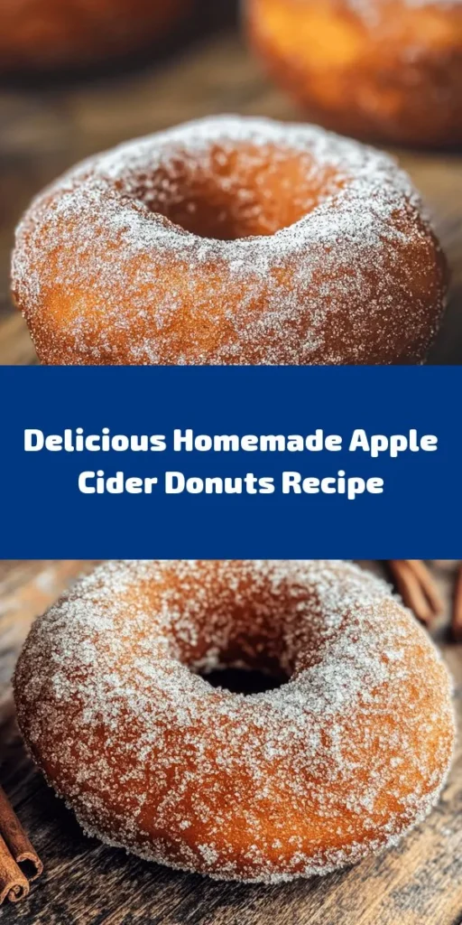 Treat yourself to these irresistible apple cider donuts that combine the warmth of fall flavors with a soft, fluffy texture! Made with fresh apple cider, cinnamon, and nutmeg, these baked goodies are perfect for any occasion. With a simple prep time of just 15 minutes, they can be ready to enjoy in under 40. Coated in sweet cinnamon sugar, these donuts are best served warm with your favorite hot drink. Don’t miss out on this delicious treat!
