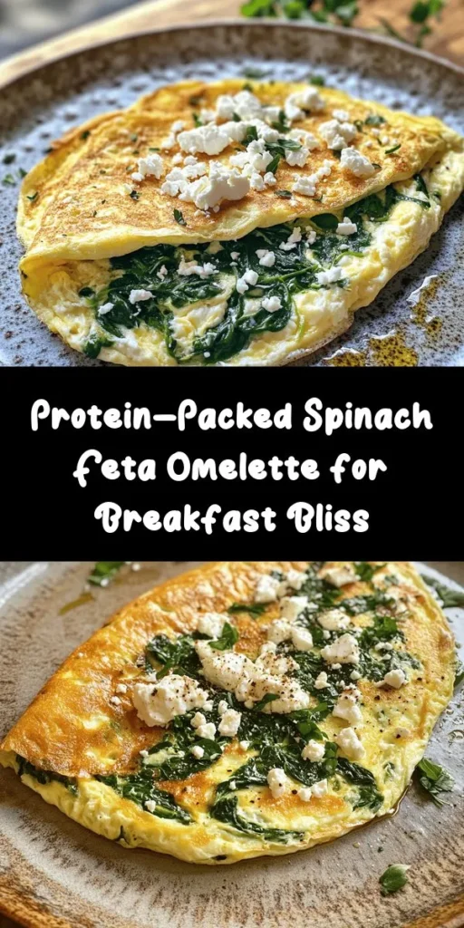 Start your day with a delightful Protein-Packed Spinach & Feta Omelette that's both tasty and nutritious. This quick recipe combines eggs, fresh spinach, and crumbly feta cheese to deliver a protein boost in just 15 minutes. It's perfect for a busy morning or a nutritious brunch. Enjoy every savory bite of this omelette, enriched with sautéed onion and seasoned to perfection. Ideal for meal prep and serving two, it’s a wonderful way to add greens to your breakfast!